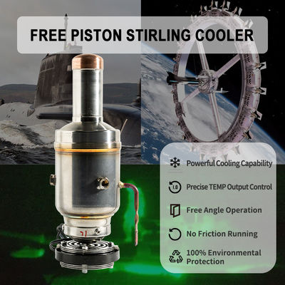 12V/24V/110V-240V Ultra Low Temperature Free Piston Cooler with Stirling Cooling Method